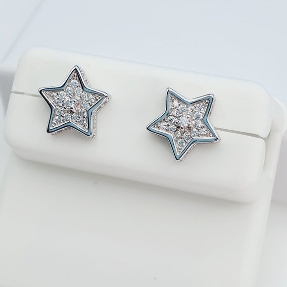 "925 Sterling Silver Cubic Zirconia Earrings, U19254834 - Picture 6 of 11